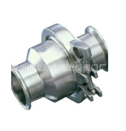 衛(wèi)生級不銹鋼手動(dòng)快裝止回閥 手動(dòng)止回閥 快裝止回閥 止回閥